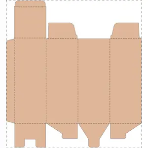 Scatola in cartone ondulato kraft personalizzata