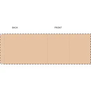 Fascia in carta kraft personalizzata