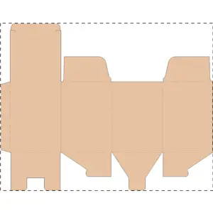 Scatola in cartone ondulato kraft personalizzata