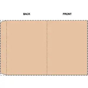 Fascia in carta kraft personalizzata