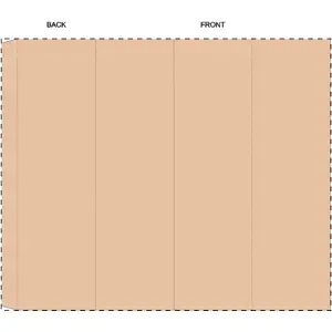 Fascia in carta kraft personalizzata