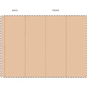 Fascia in carta kraft personalizzata