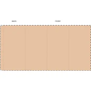 Fascia in carta kraft personalizzata