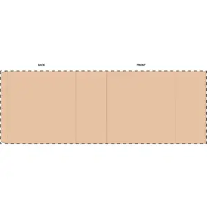 Fascia in carta kraft personalizzata