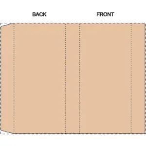 Fascia in carta kraft personalizzata