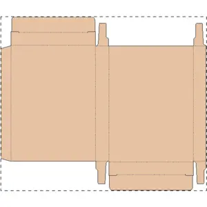 Scatola in cartoncino kraft personalizzata