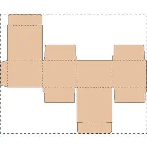 Scatola in cartoncino kraft personalizzata