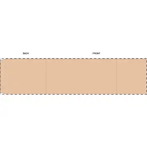 Fascia in carta kraft personalizzata