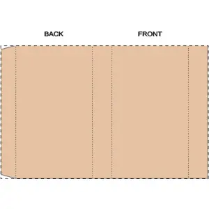Fascia in carta kraft personalizzata