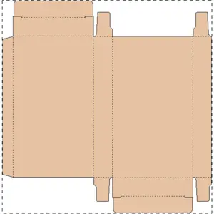 Scatola in cartoncino kraft personalizzata