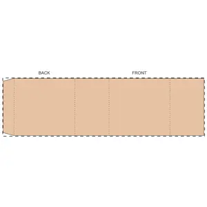 Fascia in carta kraft personalizzata