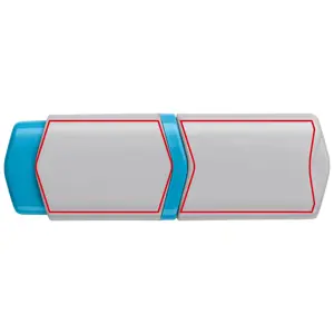 indicatore di testo blu lato 1