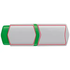 indicatore di testo verde lato 1
