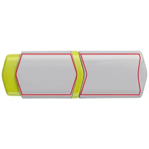 indicatore di testo giallo lato 1