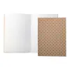 Quaderno A6 con copertina personalizzabile in carta kraft e fogli neutri in carta riciclata