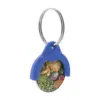 Portachiavi in plastica con gettone personalizzabile