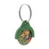 Portachiavi in plastica con gettone personalizzabile