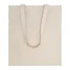 Shopper in Cotone 100% in colore naturale con manici lunghi da 180gr 37x41cm