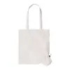 Shopper richiudibile in 100% cotone e ini colore naturale da 105gr 37x41cm