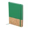 Block Notes A5 con copertina in sughero e pelle PU e 98 fogli neutri con cinturino e segnalibro in coordinati