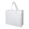 Shopper in RPET a soffietto con finitura laminata in diverse colorazioni con mainici lunghi da 105gr 42x35x15cm