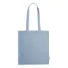 Shopper in cotone riciclato con manici lunghi in diverse colorazioni da 120gr 38x42cm