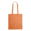 Shopper in cotone riciclato con manici lunghi in diverse colorazioni da 120gr 38x42cm