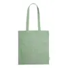 Shopper in cotone riciclato con manici lunghi in diverse colorazioni da 120gr 38x42cm