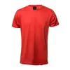 T-shirt unisex sportiva colori assortiti a girocollo taglio regolare in RPET 135gr