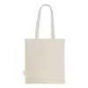 Shopper in cotone organico in colore naturale con manici lunghi da 180gr 38×42cm