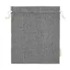 Sacca in cotone riciclato con chiusura a coulisse da 105gr 25×30cm