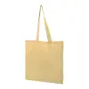 Shopper per la spesa in cotone riciclato con manici lunghi in diverse colorazioni 140gr 38×42cm