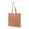 Shopper per la spesa in cotone riciclato con manici lunghi in diverse colorazioni 140gr 38×42cm