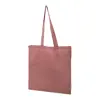 Shopper per la spesa in cotone riciclato con manici lunghi in diverse colorazioni 140gr 38×42cm