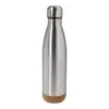 Borraccia a forma di bottiglia in acciaio inossidabile con base in sughero naturale da 750ml