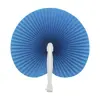 Ventaglio in carta con supporto in plastica disponibile in vari colori