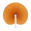 Ventaglio in carta con supporto in plastica disponibile in vari colori
