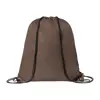 Sacca in poliestere colorata con lacci lunghi e chiusura a coulisse da 210T 33x41cm