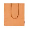 Shopper in cotone riciclato con soffietto e manici lunghi da 140gr 38×42×8cm