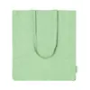 Shopper in cotone riciclato con soffietto e manici lunghi da 140gr 38×42×8cm