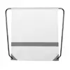 Sacca in poliestere 190T con dettagli riflettenti per alta visibilità e chiusura a coulisse 350×410mm