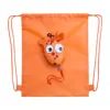 Sacca pieghevole in sacchetto a forma di animale colorata con chiusura a coulisse da 190T 26x32cm