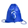 Sacca pieghevole in sacchetto a forma di animale colorata con chiusura a coulisse da 190T 26x32cm