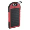 Power bank con ricarica solare e torcia LED in silicone da 4000mAh