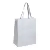 Shopper in TNT a soffietto con manici lunghi da 80gr 32x42x15cm
