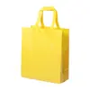 Shopper in TNT laminato extra-durevole con manici corti da 100gr 30x34x12cm