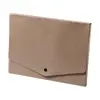 Cartella in carta riciclata porta documenti con chiusura a bottone da 32×24cm