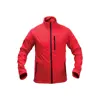 Giacca softshell da uomo colori assortiti impermeabile e traspirante con zip a contrasto in poliestere 300gr