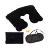 Set da viaggio con cuscino gonfiabile e accessori per dormire