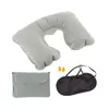 Set da viaggio con cuscino gonfiabile e accessori per dormire